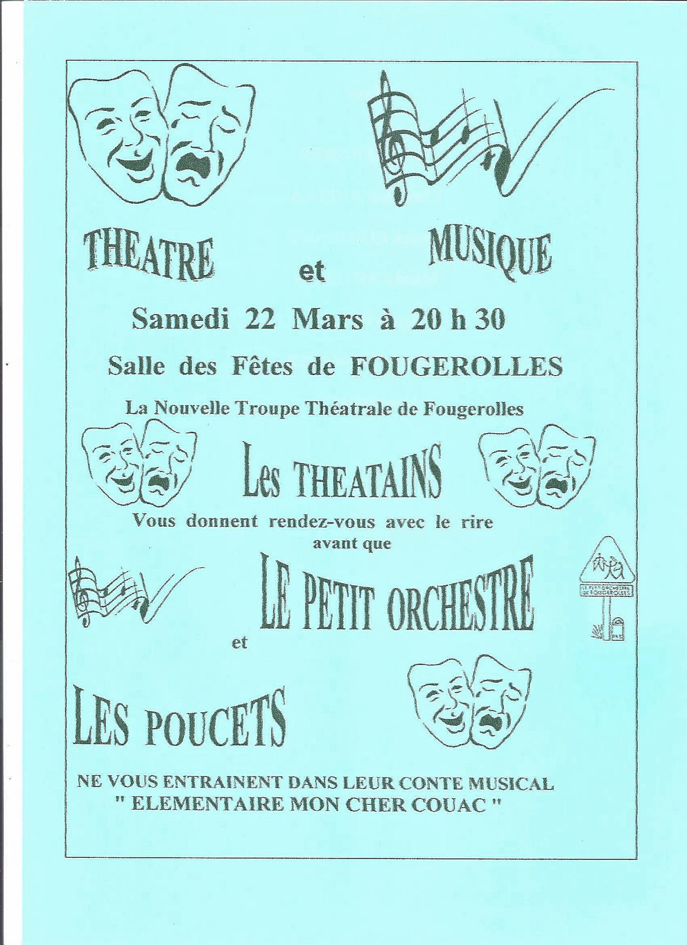1997 affiche theatre musique